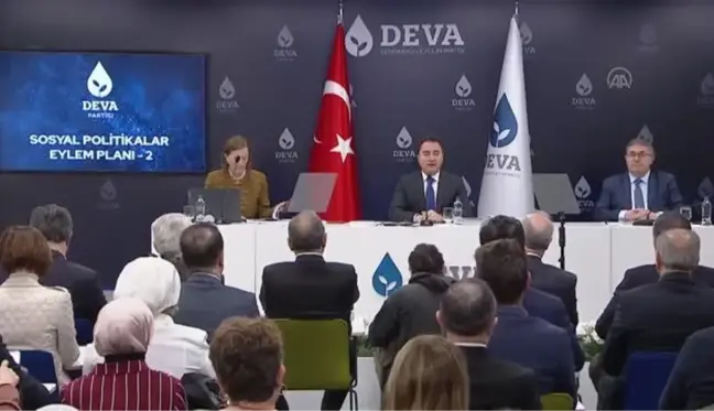 DEVA Partisi Genel Başkanı Babacan, sosyal politikalar ikinci eylem planını açıkladı