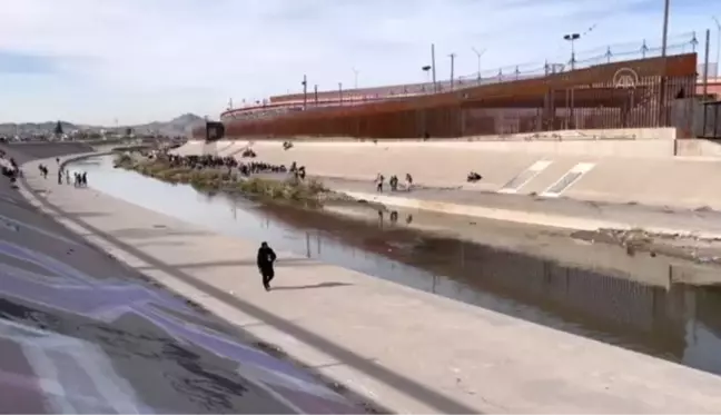 Meksika'nın Ciudad Juarez kentindeki göçmenlerin bekleyişi sürüyor