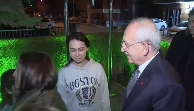 Derdini Kılıçdaroğlu'na Anlatan Depremzede: 