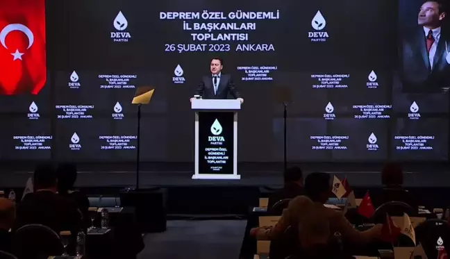 Babacan: Sayın Erdoğan'a Sesleniyorum; Çadır Temini İçin Derhal Bir Takvim Açıklayın. Şu Anda Acil İhtiyaç, Çadır