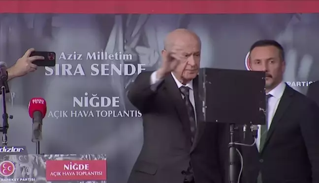 Devlet Bahçeli, Niğde'de: 