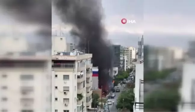 GKRY'deki Rusya Bilim ve Kültür Merkezi'nde yangınYangının atılan molotof kokteyli nedeniyle çıktığı iddiası