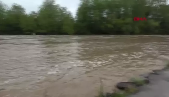 BARTIN IRMAĞI'NDA SU SEVİYESİ 3 METRE YÜKSELDİ