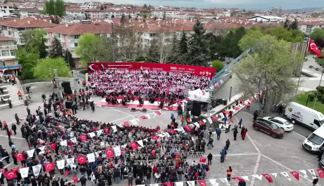 Çankaya Belediyesi 1000 Çocuk Korosu 23 Nisan konseri verdi