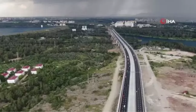 Türkiye'nin en uzun 4'üncü köprüsü Adana'da ulaşımı rahatlattı