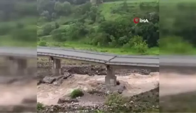 İtalya'daki selde nehir üzerindeki viyadük çöktü