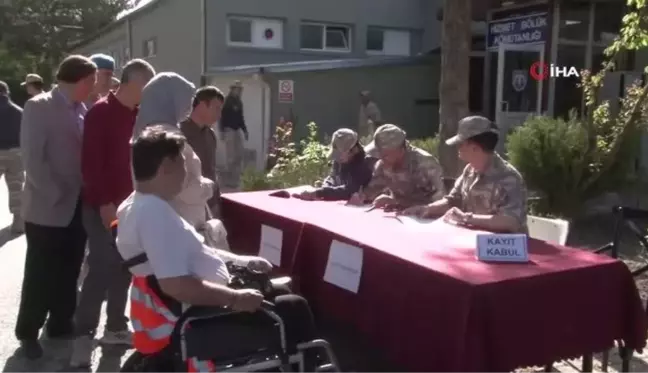 Vatan aşkı engel tanımadı, 22 engelli birey asker olma heyecanı yaşadı