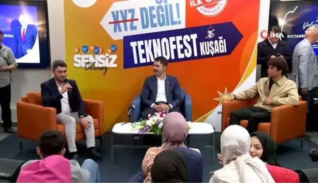 Bakan Kurum: 'Ülkemiz her alanda kendine yetsin, gençlerimiz geleceğe güvenle baksın istiyoruz'