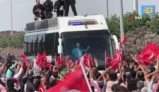 Cumhurbaşkanı Erdoğan'a Hatay'da sevgi seli