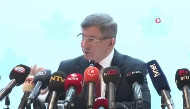 Gelecek Partisi lideri Davutoğlu: 'Kayyum atamak halkı cezalandırmak demektir'