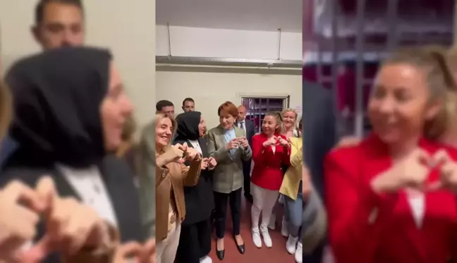 Meral Akşener, AKP'den ayrılan bir kadınla sohbet etti