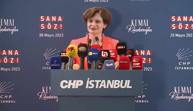 CHP İstanbul İl Başkanı Canan Kaftancıoğlu'ndan çağrı: Oy kullandığınız sandıklarda oyunuzu takip edin