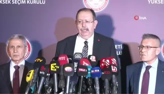 YSK Başkanı Ahmet Yener: Seçim yayın yasağı sona erdi