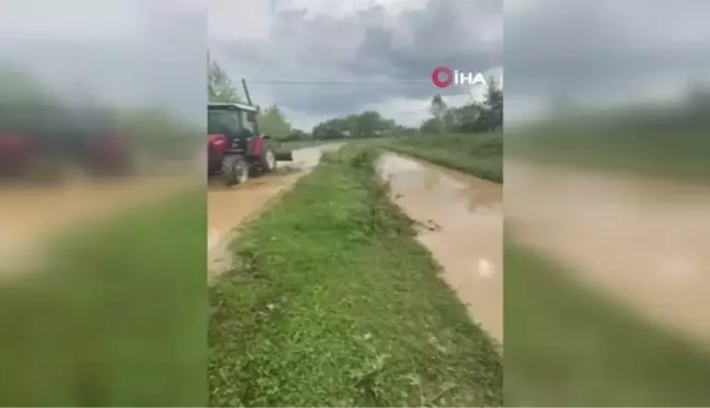 Kastamonu'da sağanak sel ve su baskınlarına neden oldu