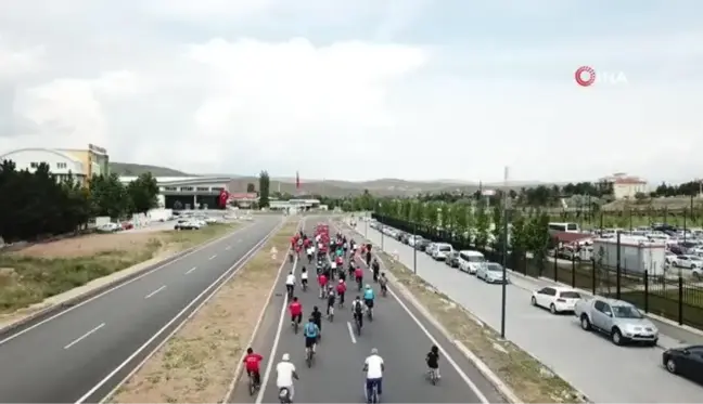 Kırıkkale'de Bisikletini Alan Vatandaş Halk Turuna Katıldı