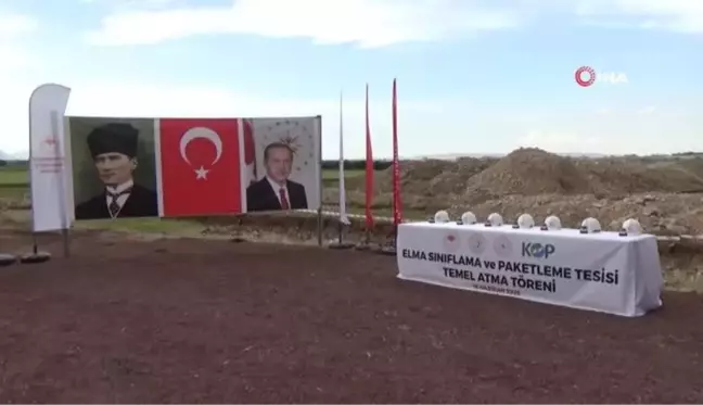 Karaman'da Türkiye'nin ilk Elma Borsasının temeli atıldı