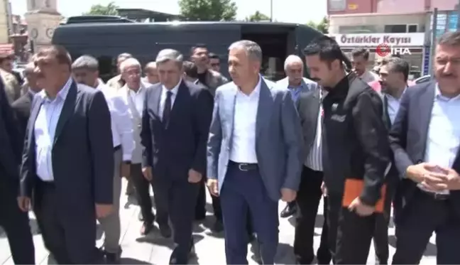 İçişleri Bakanı Ali Yerlikaya Malatya'da incelemelerde bulundu