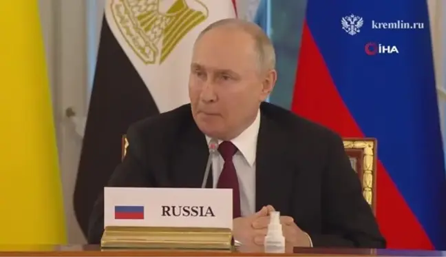 Putin: 'Afrikalı dostlarımızın Ukrayna krizine yönelik dengeli yaklaşımını memnuniyetle karşılıyoruz'