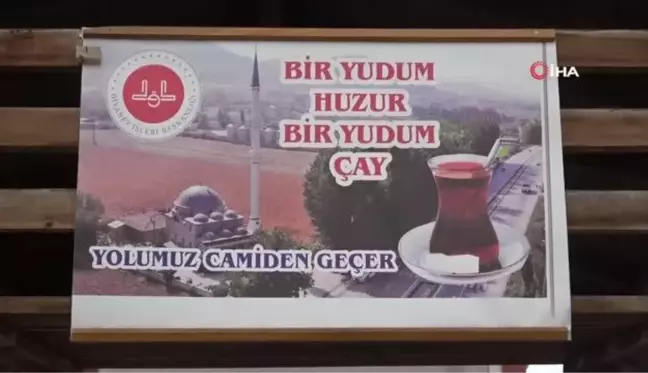 Tokat'ta Çiçek Bahçesi Gibi Cami