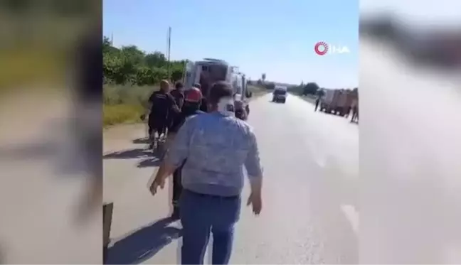 Kırıkkale'de kamyonet devrildi: 2 yaralı