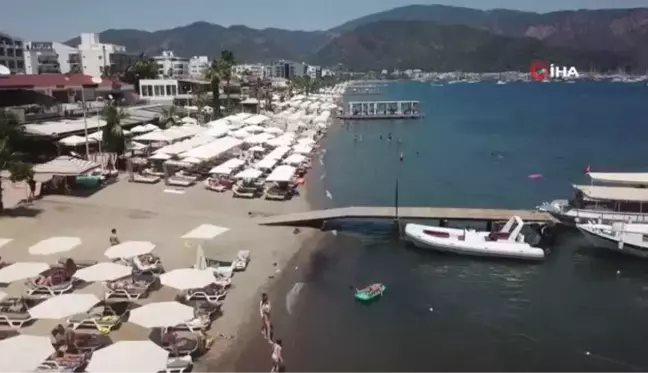 Kurban Bayramı öncesi Marmaris'teki otellerde yoğunluk başladı