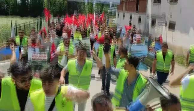 Tokat'ta köylüler maden arama çalışmalarını protesto etti