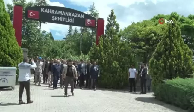 Kahramankazan'da Şehitler Kurban Bayramı Öncesi Unutulmadı