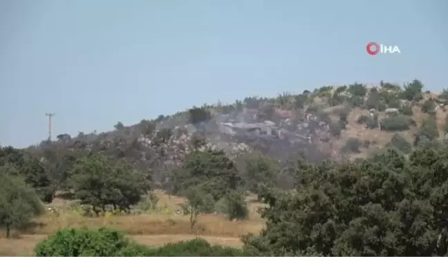 Çanakkale'de zirai alan yangınında 35 dönüm alan zarar gördü