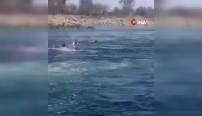 Fırat Nehri'nde boğulma tehlikesi geçiren genç son anda kurtarıldı