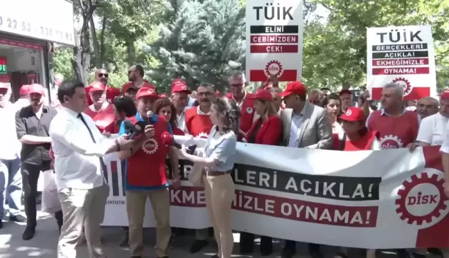 Disk'ten Tüik Önünde Enflasyon Açıklaması... Arzu Çerkezoğlu: 