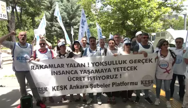 Kesk, Ankara'da Enflasyon Rakamlarını Protesto Etti: 