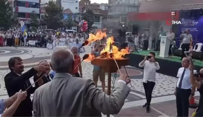 Devrek'te festival meşalesi ateşlendi