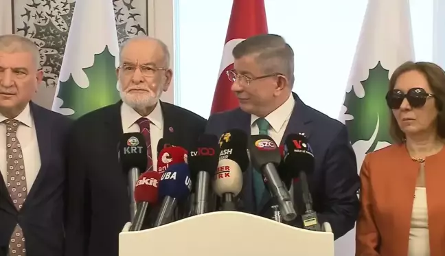 Meclis'te Saadet-Gelecek İttifakı...Davutoğlu: 