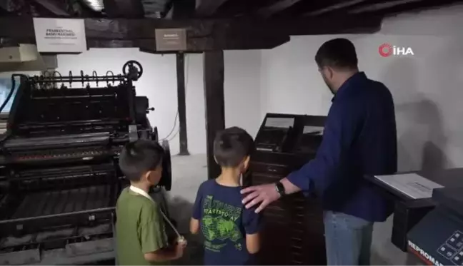 Hitler'in eritip tanka dönüştürdüğü baskı makinesi Trabzon'da sergileniyor