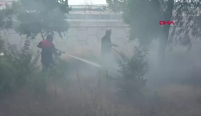 Keşan'da Sanayi Sitesinde Çıkan Yangın Söndürüldü