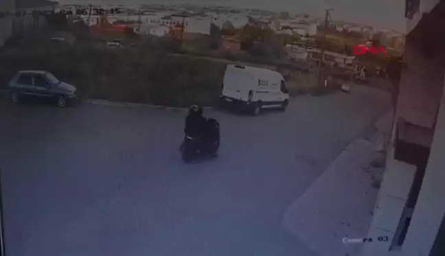 Silivri'de Motosiklet Hırsızlığı Güvenlik Kamerasına Yansıdı