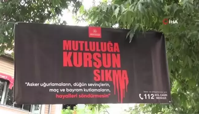 Vatandaş düğünlerde silah kullanımına karşı bilgilendirildi
