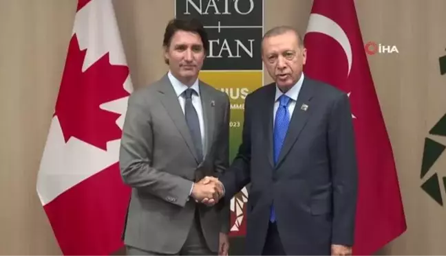 Cumhurbaşkanı Erdoğan, Kanada Başbakanı Trudeau ile görüştü