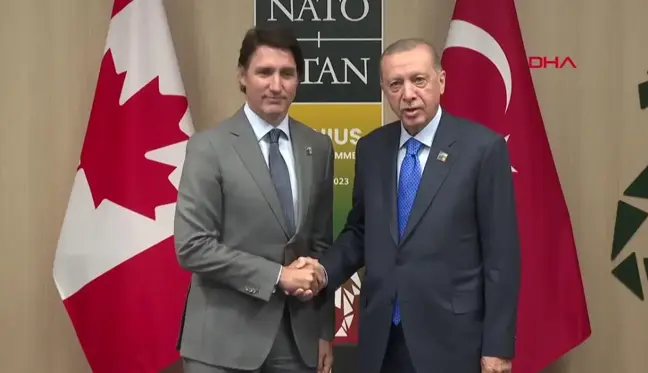 Erdoğan, Kanada Başbakanı Trudeau ile görüştü