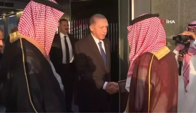 Cumhurbaşkanı Erdoğan Suudi Arabistan'da