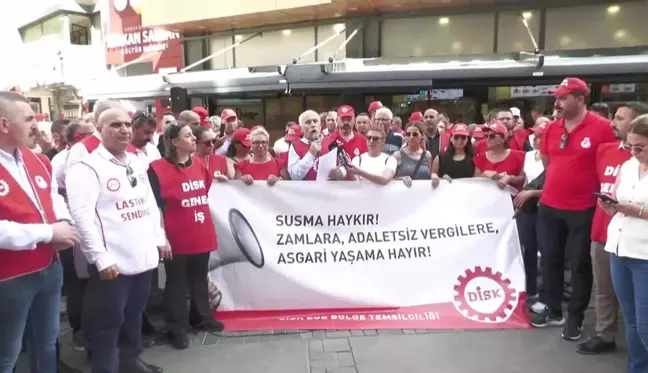 Disk İzmir'de Zamları Protesto Etti, Genel Grev Çağrısı Yaptı