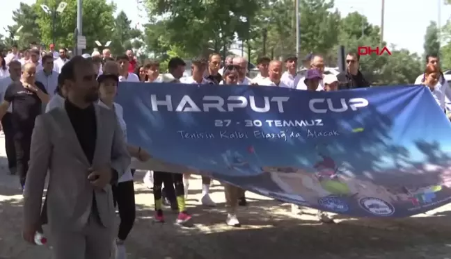 Elazığ'da Harput Kupası Tenis Turnuvası Başladı