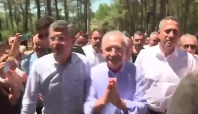 CHP Genel Başkanı Kemal Kılıçdaroğlu Akbelen Ormanı'nda ağaç kesilen bölgeye ziyarette bulundu