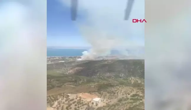 İzmir Güzelbahçe'de Orman Yangını