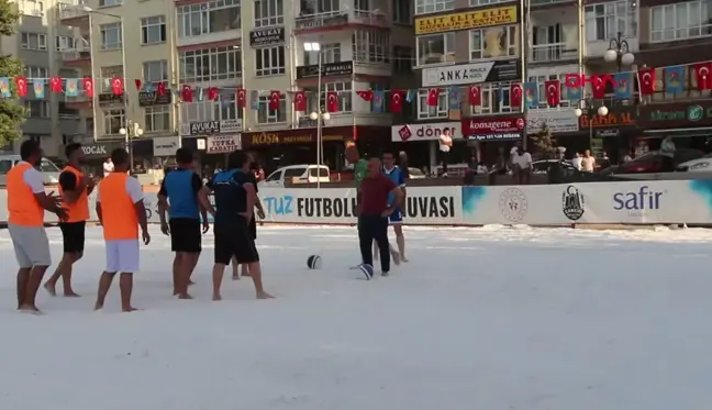 Çankırı'da Tuz Festivali Futbol Turnuvası Başladı