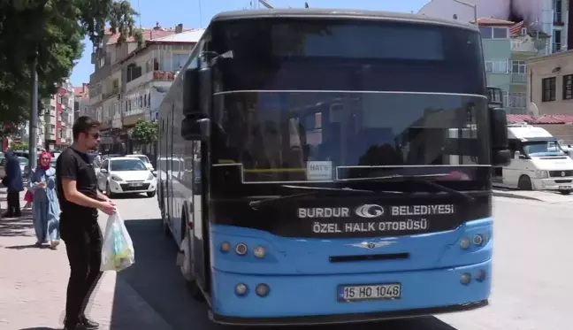 Burdur'da Halk Otobüsü Ücretleri Zamlandı