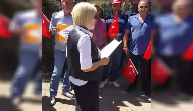 Sivas'ta köylüler maden tesisine karşı protesto düzenledi