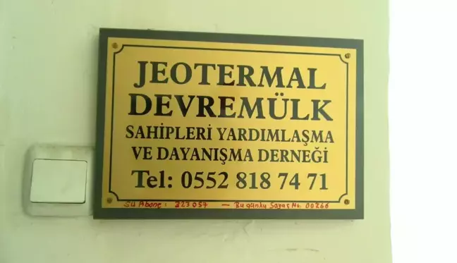 Devre Mülk Sahipleri Şikayetçi... Jeotermal Devre Mülk Sahipleri Yardımlaşma Dayanışma Derneği Başkanı Tevfik Seyrek: 