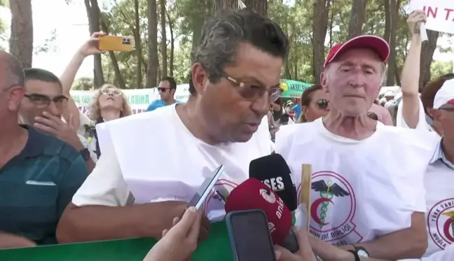 Muğla'da YK Enerji'nin maden sahası genişletme planına karşı protesto düzenlendi