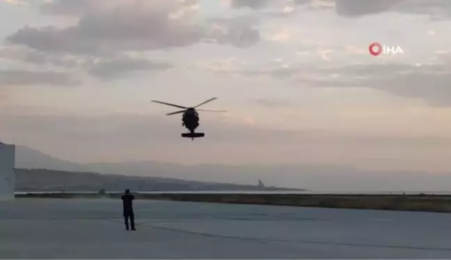 Van'da hamile kadın Skorsky helikopterle hastaneye ulaştırıldı